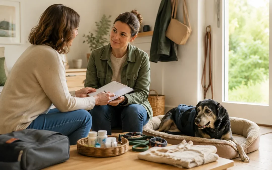 Faire garder un chien âgé, malade ou handicapé : pension, pet-sitter et consignes